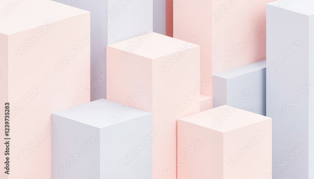 Abstract pastel blocks in geometric shapes background. Abstract pastel blocks in geometric shapes background.