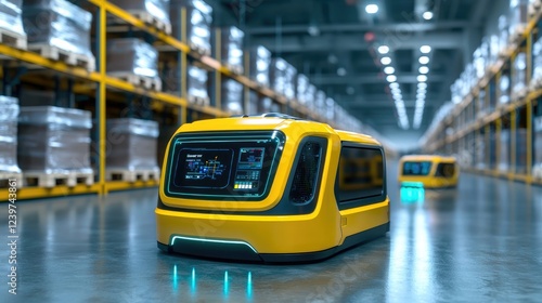 Autonomous robots in warehouse, efficient logistics