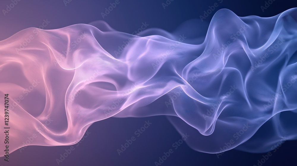 Abstract Flowing Particles in Pink, Blue, and Purple Hues Abstract Flowing Particles in Pink, Blue, and Purple Hues