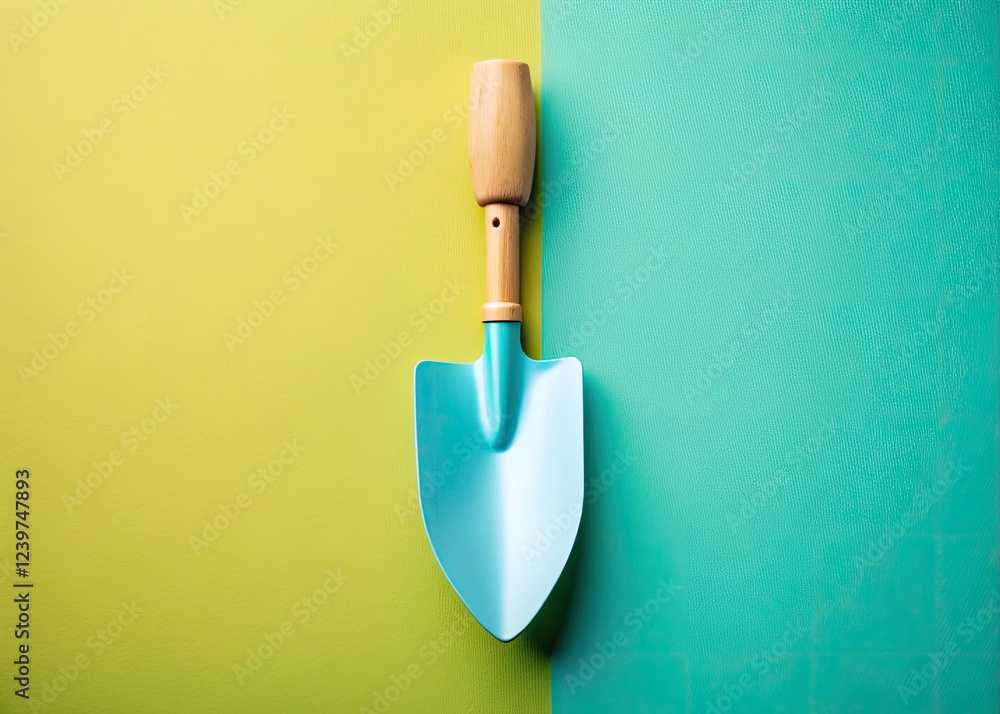 Clean lines, simple shovel. Minimalist garden aesthetic captured. Clean lines, simple shovel. Minimalist garden aesthetic captured.