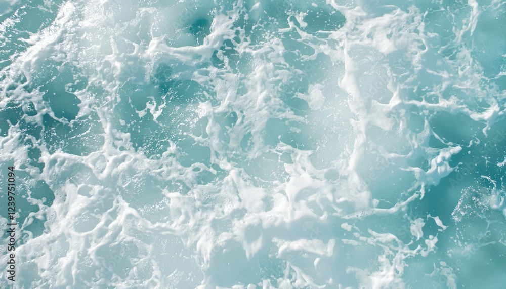 Obraz premium Ocean Water White Foam Texture Background