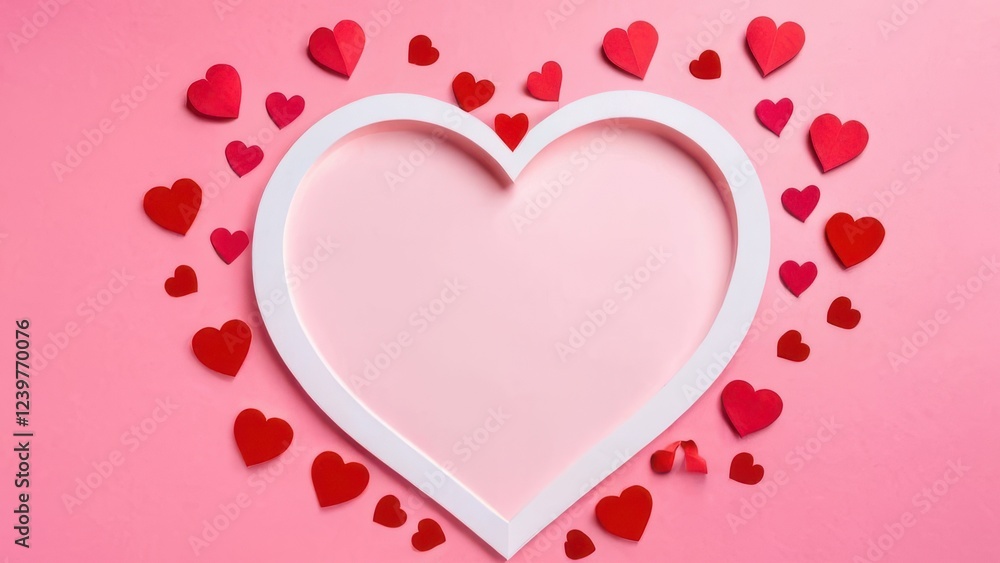 pink heart background with copyspace pink heart background with copyspace
