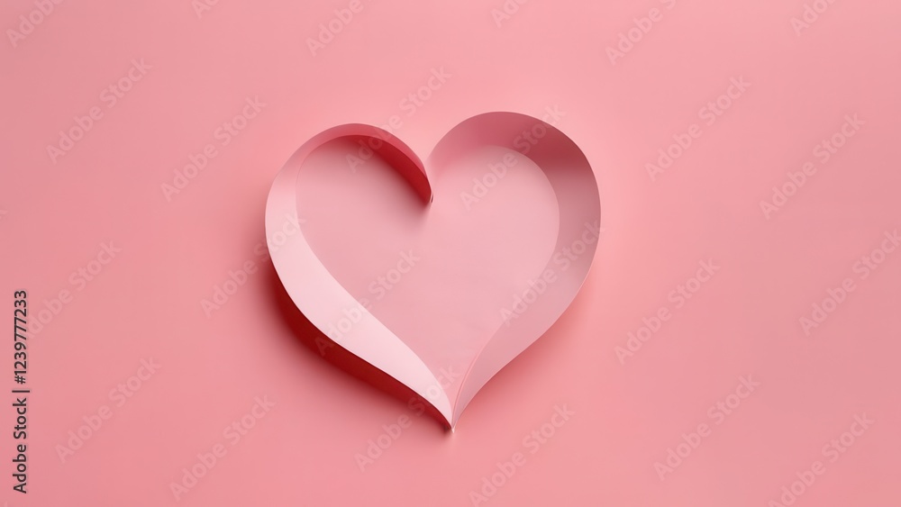 pink heart on a pink background pink heart on a pink background