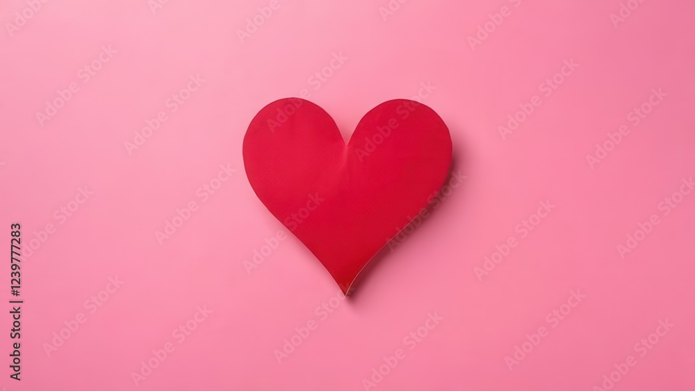 pink heart on a red background pink heart on a red background