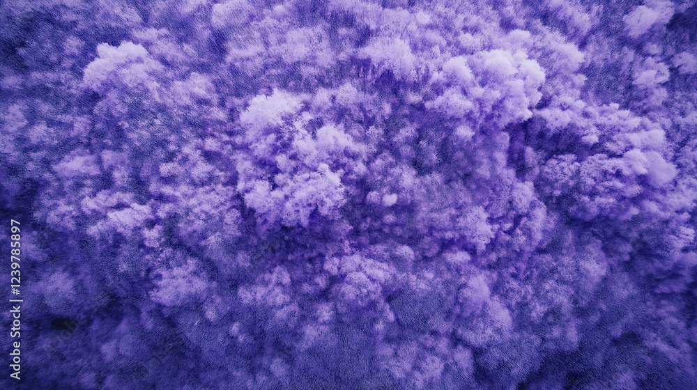 Obraz premium Close Up Snowy Landscape Purple and Blue Texture Winter Background