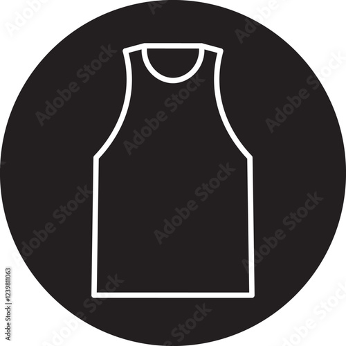 Tank Top Vector Fashion Icon