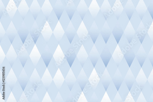 銀色のグラデーションがかかったひし形のパターン模様