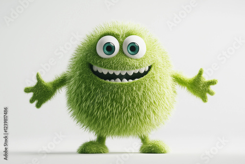 funny green monster