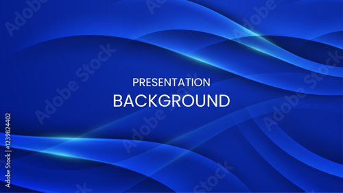 modern blue abstract gradient background for presentations business project and social media