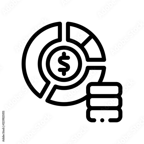 budgeting line icon
