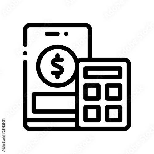 budgeting line icon