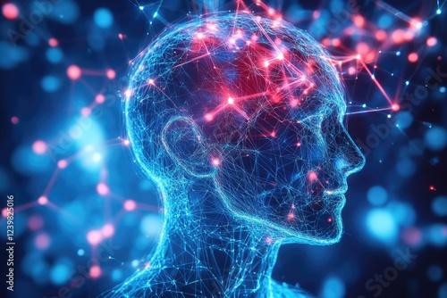 cybernetic connection with bioluminescent neural networks linking human and ai