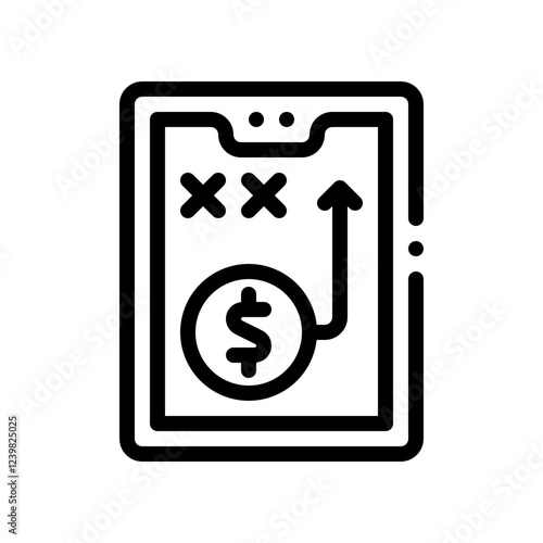 budgeting line icon