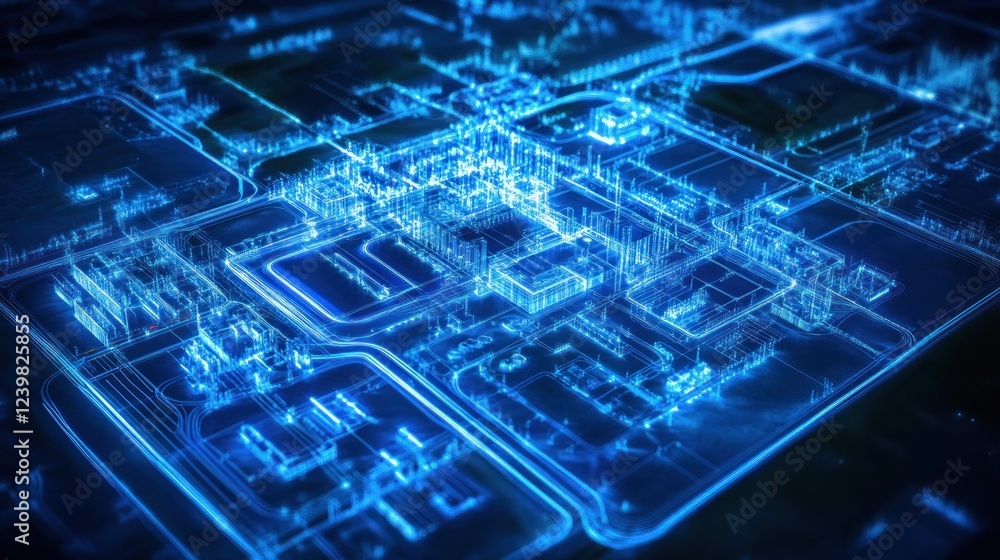 Glowing Circuit Board, Technology, Abstract, Data Flow, Night, Digital, Futuristic, Background, Illustration, Design Glowing Circuit Board, Technology, Abstract, Data Flow, Night, Digital, Futuristic, Background, Illustration, Design