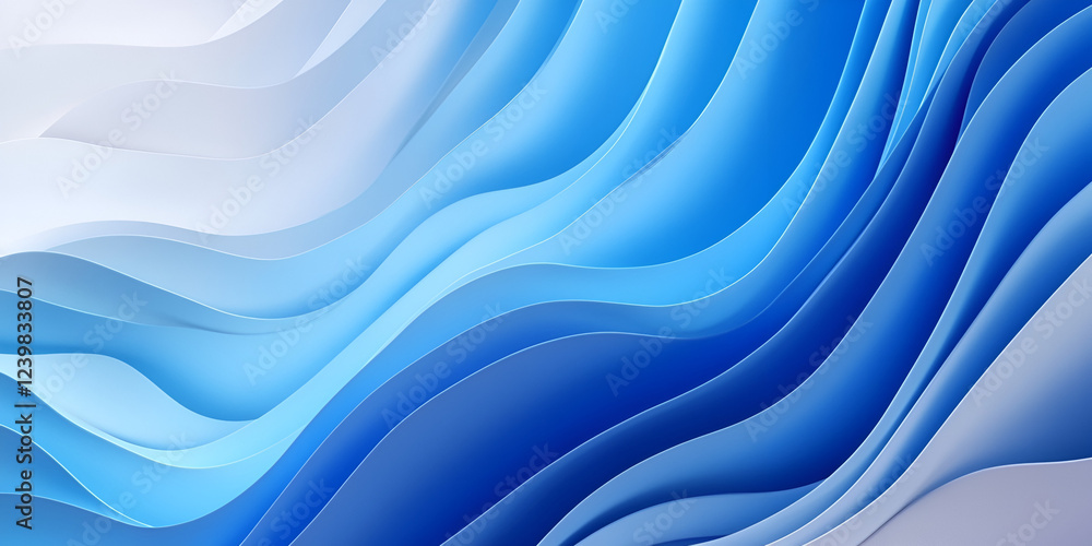 Serene Blue Waves: Abstract image of flowing, layered shades of blue, creating a calming and mesmerizing effect. The curves and ripples evoke a sense of fluidity and tranquility. Serene Blue Waves: Abstract image of flowing, layered shades of blue, creating a calming and mesmerizing effect. The curves and ripples evoke a sense of fluidity and tranquility.