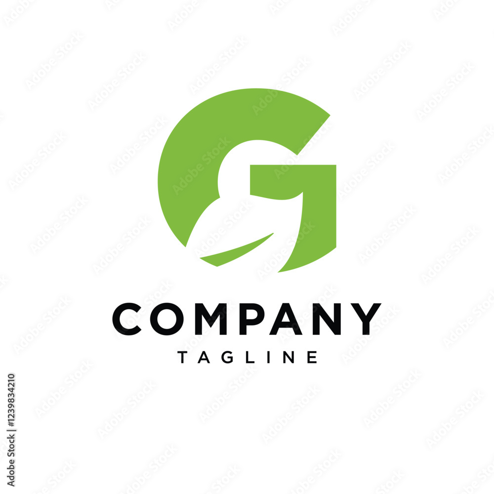 Letter G Nature Leaf Logo Icon Vector Letter G Nature Leaf Logo Icon Vector