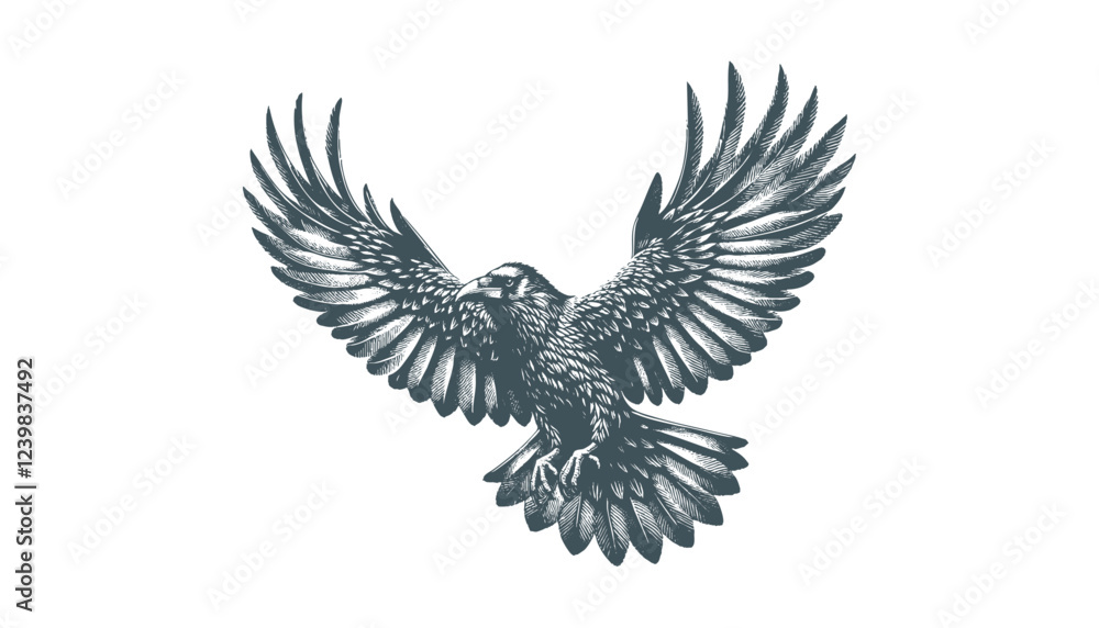crow vector, raven vector crow vector, raven vector