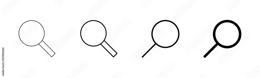 Search icon vector isolated on white background. Glass vector icon. search magnifying glass icon. Find Search icon vector isolated on white background. Glass vector icon. search magnifying glass icon. Find