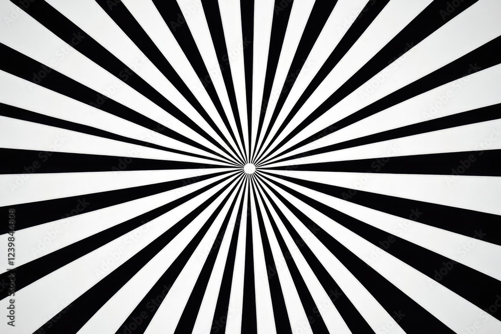 dramatic radial sunburst pattern with sharp black rays on pristine white background dramatic radial sunburst pattern with sharp black rays on pristine white background