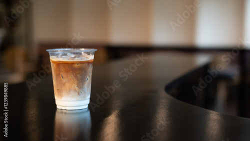 glass of coffee on the table