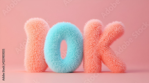 Fluffy 10K: A whimsical and colorful rendering of 