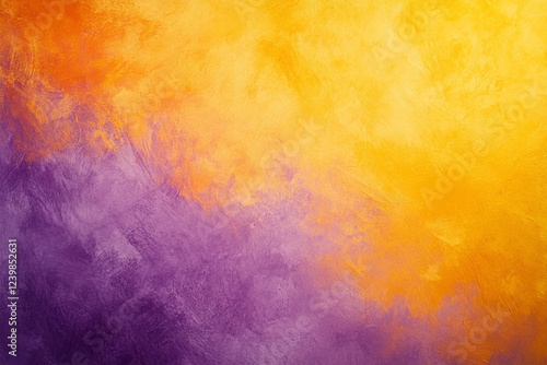 Obraz na płótnie Abstract vibrant gradient texture background with yellow and purple hues creating a dynamic blend w salonie