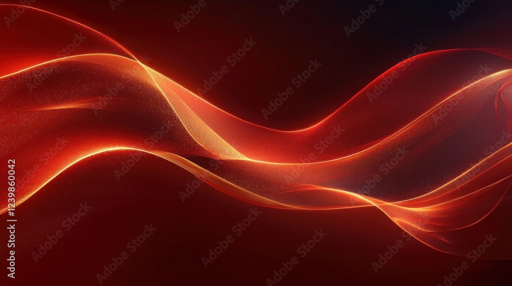 Dynamic Abstract Red and Gold Waves with Premium Luxury Design Dynamic Abstract Red and Gold Waves with Premium Luxury Design