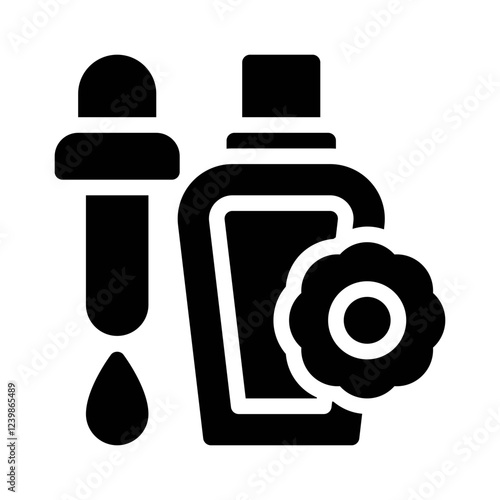 massage oil glyph icon