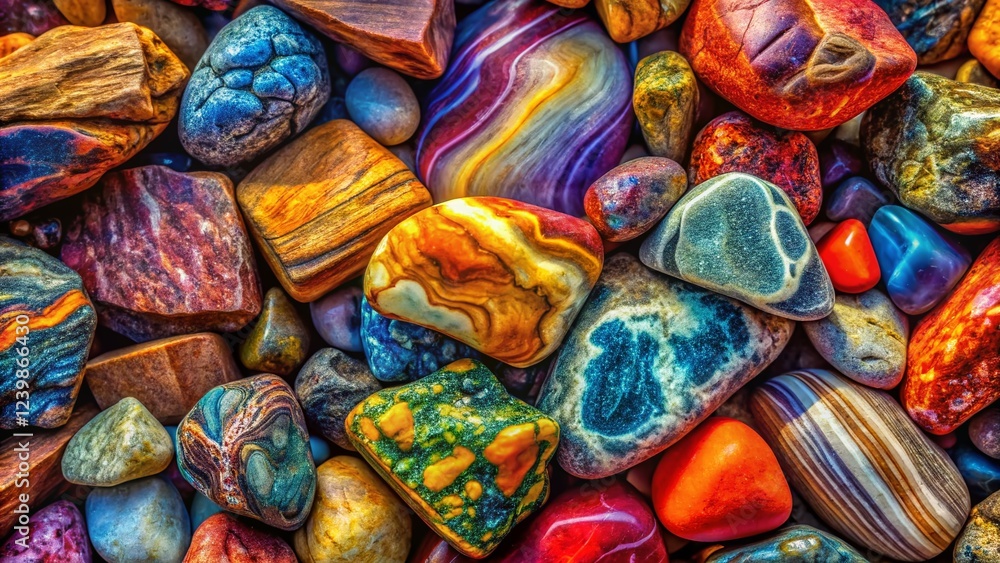 Stunning Close-Up View of Textured Rocks Stunning Close-Up View of Textured Rocks