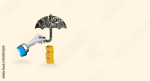 Financial Protection Umbrella, Savings, Investment, Security, Risk Management