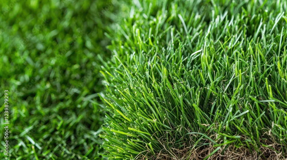 Close-up of lush green grass, showcasing texture and color variations. Close-up of lush green grass, showcasing texture and color variations.