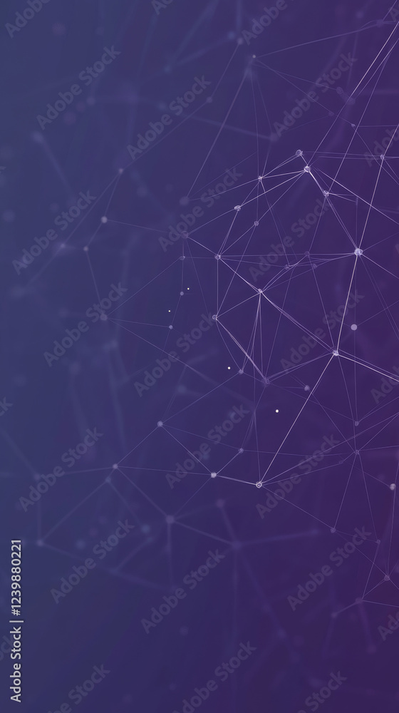Abstract network connections on purple background Abstract network connections on purple background