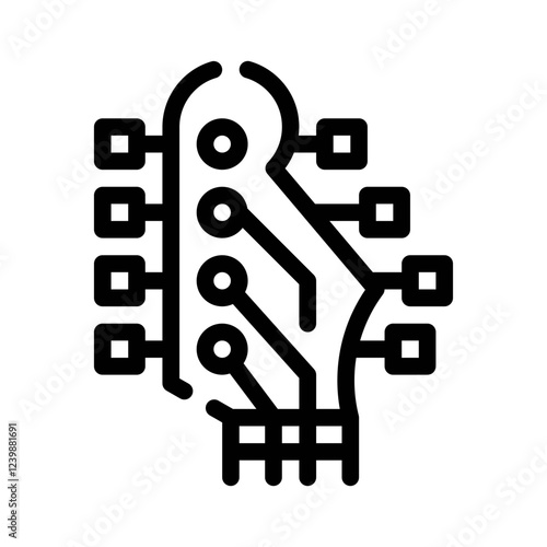 double bass line icon