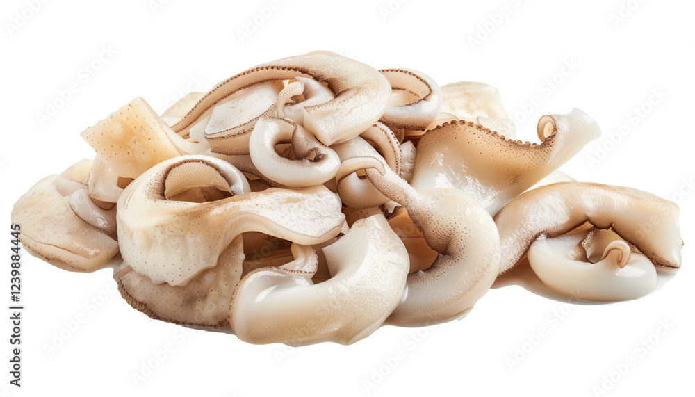 Premium Group of Sliced Squid Isolated on Transparent Background, Realistic Food Illustration, Generative AI Premium Group of Sliced Squid Isolated on Transparent Background, Realistic Food Illustration, Generative AI