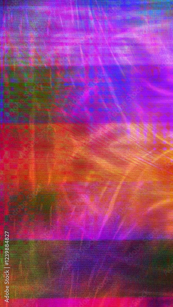 An abstract psychedelic boho grunge texture motion graphic background design.