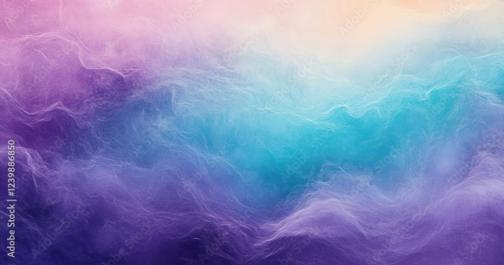 Abstract Soft Gradient Watercolor Background in Purple and Turquoise with Dreamy Liquid Texture Abstract Soft Gradient Watercolor Background in Purple and Turquoise with Dreamy Liquid Texture