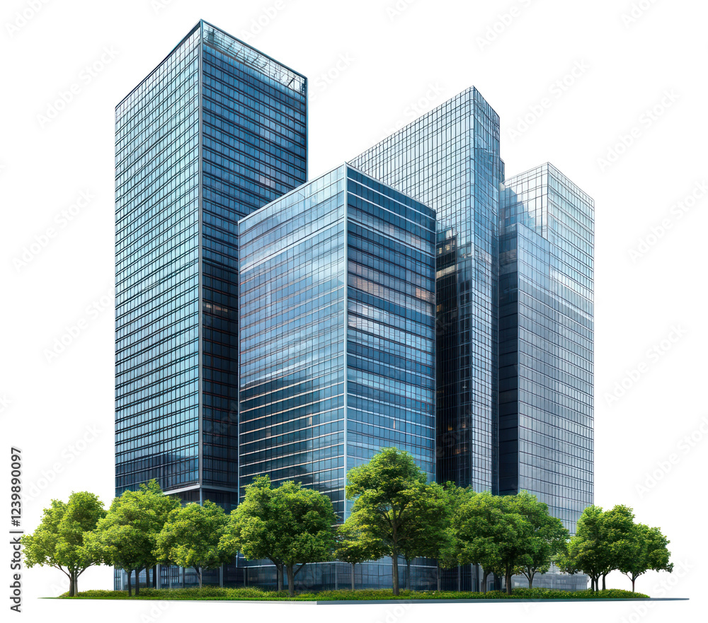 PNG Group of buildings architecture skyscraper modern. PNG Group of buildings architecture skyscraper modern.