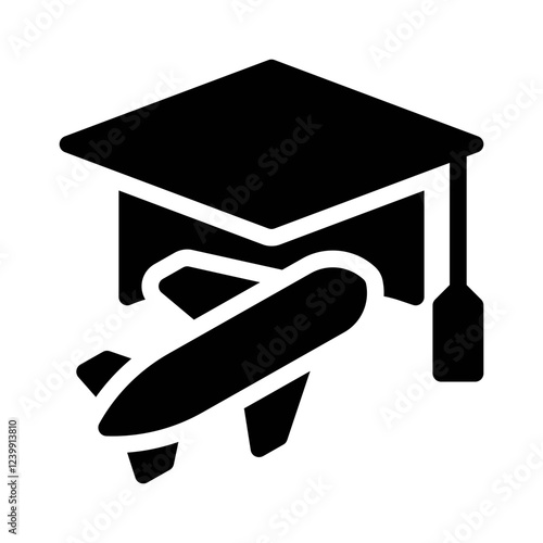 study tour glyph icon