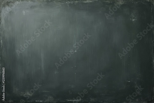 Smudged Chalkboard with Blurry, Irregular Markings for A Vintage Educational Look photo