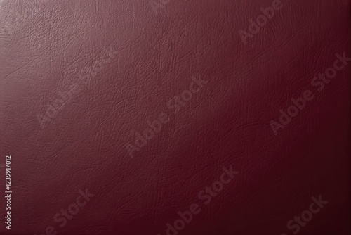 Deep Burgundy Leather with Smooth Texture and Subtle Natural Imperfections