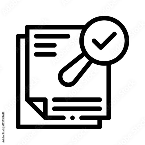 audit line icon