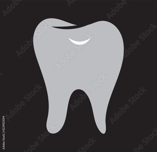 Tooth or Teeth icons for dentistry clinic, toothpaste and dental mouthwash. Vector outline healthy tooth or teeth icons. Variety and colorful Design Teeth icon.