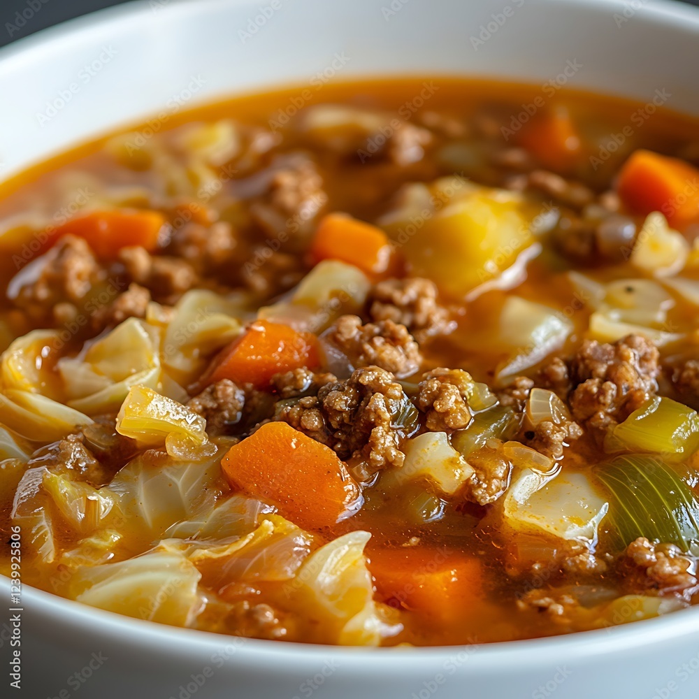 there is a bowl of soup with meat and vegetables in it there is a bowl of soup with meat and vegetables in it