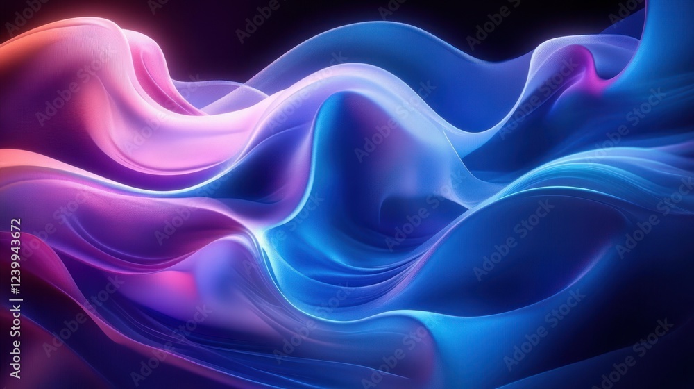 Fototapeta premium Abstract Background Design in Blue and Purple for Modern Business Presentations