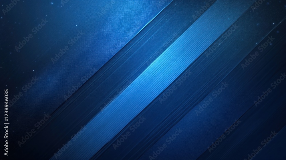 Obraz premium Abstract Blue Background with Dynamic Lines and Gradient Copy Space