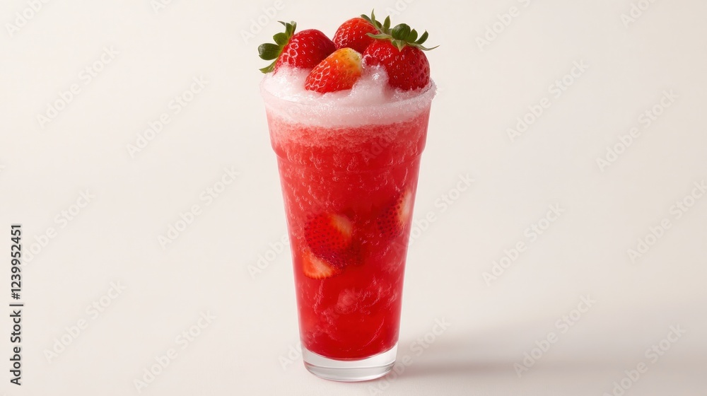Refreshing Strawberry Smoothie: A Summer Delight. Refreshing Strawberry Smoothie: A Summer Delight.