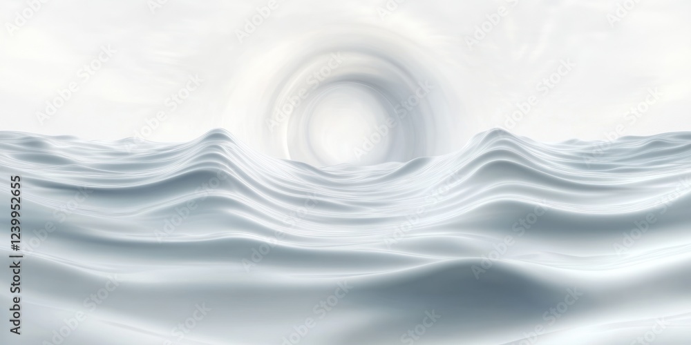 Abstract Soft White Ripple Circles Waves Background Pattern Minimalist Design Abstract Soft White Ripple Circles Waves Background Pattern Minimalist Design