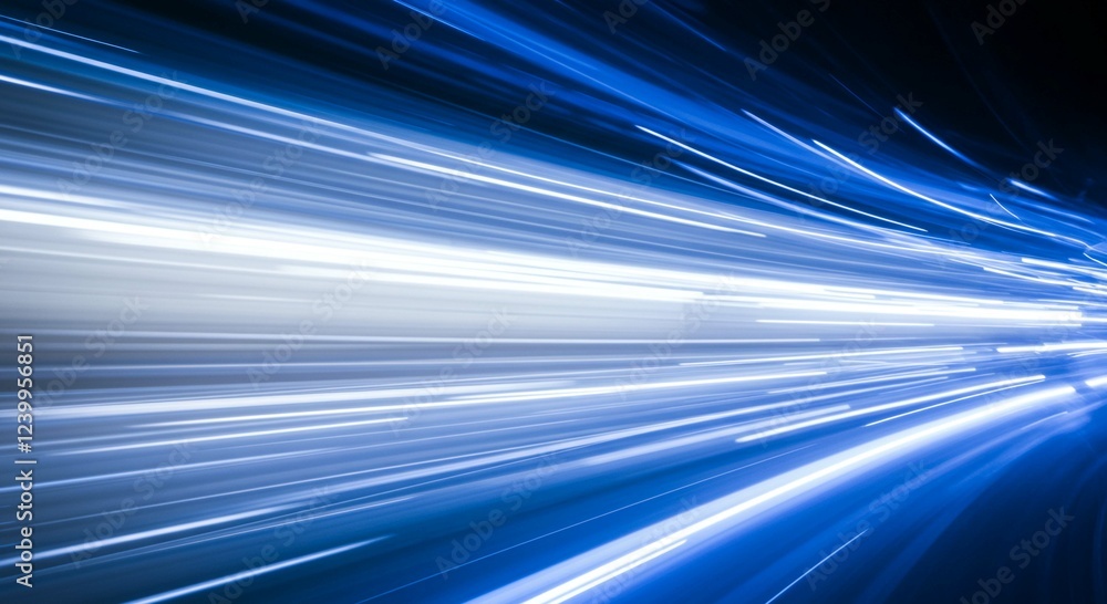 Abstract Blue Light Trails Speed Motion Blur Dynamic Energy Technology Background Abstract Blue Light Trails Speed Motion Blur Dynamic Energy Technology Background