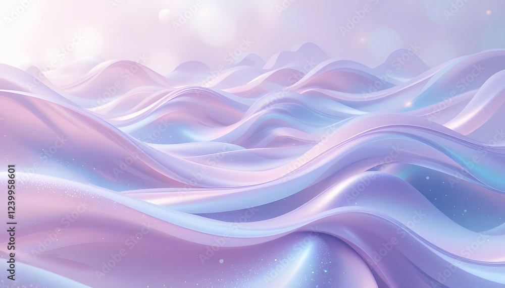 Iridescent Dreamy Waves Abstract Background Iridescent Dreamy Waves Abstract Background