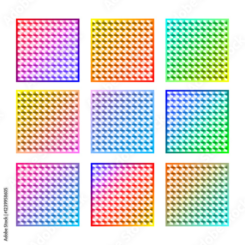 カラフルグラデーションホログラム9種